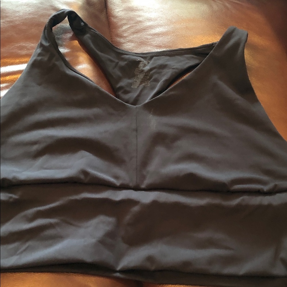 Jockey Black Racerback Performance Sports Bra